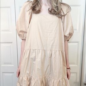 Cream H&M dress